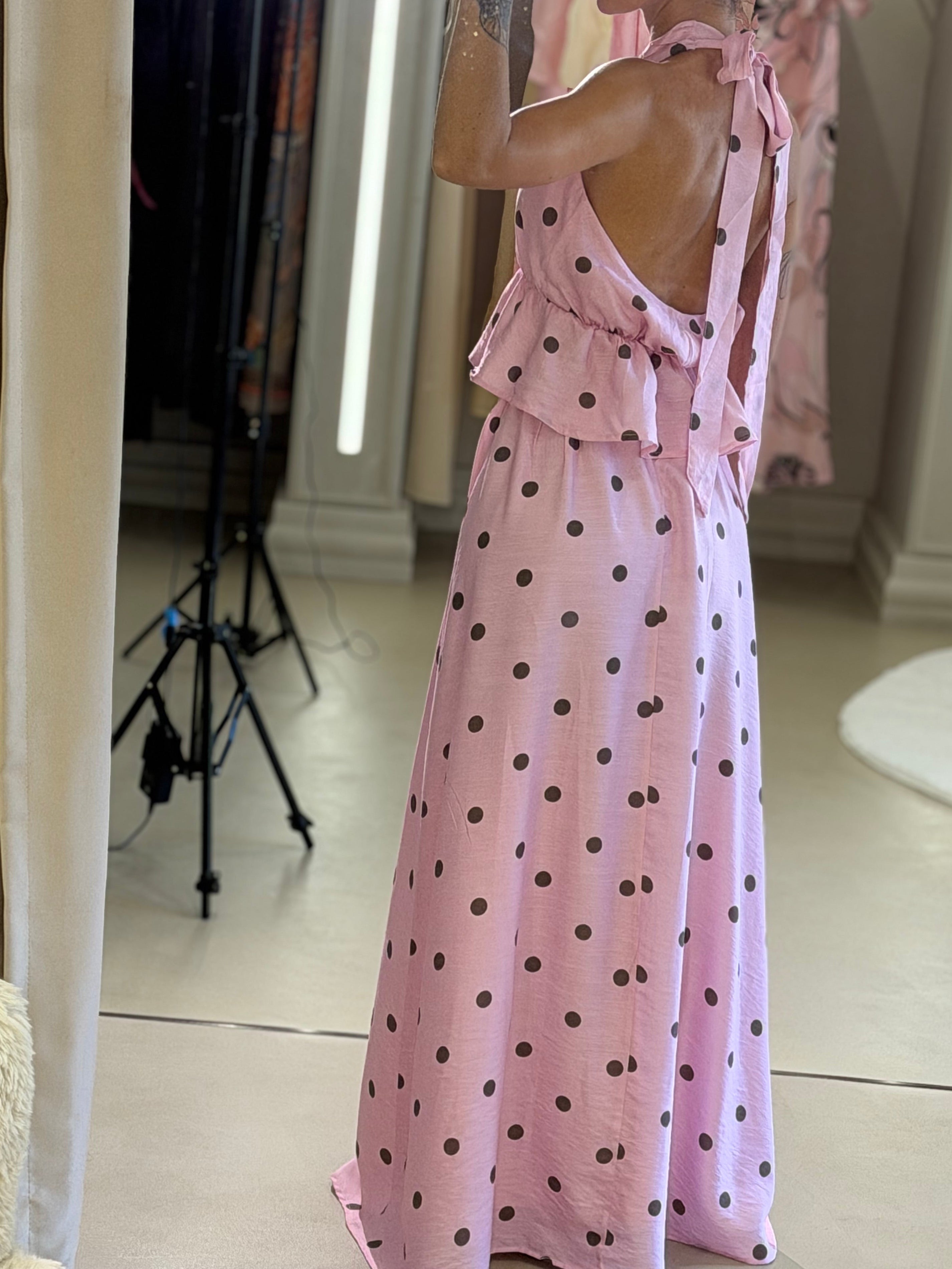 Purple Polka Set
