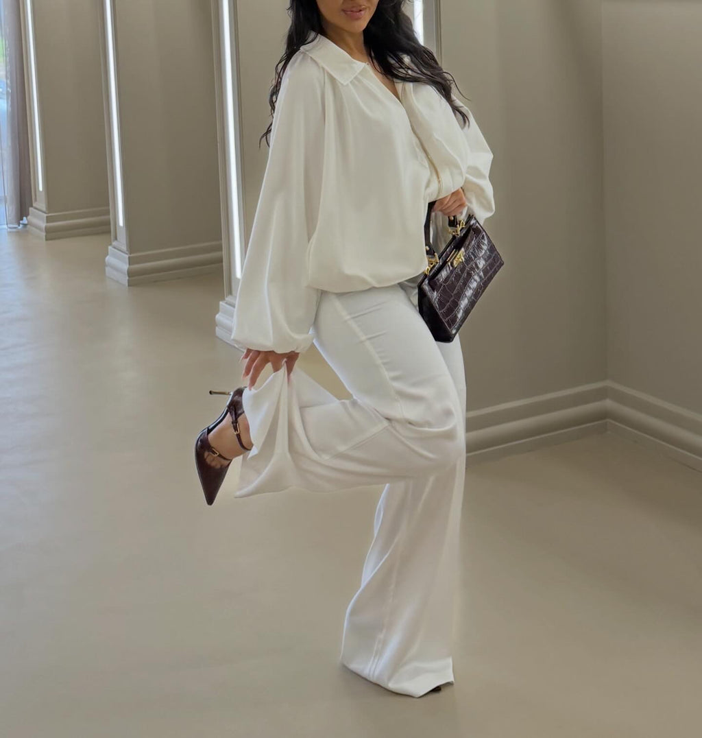 Satin Suit Set