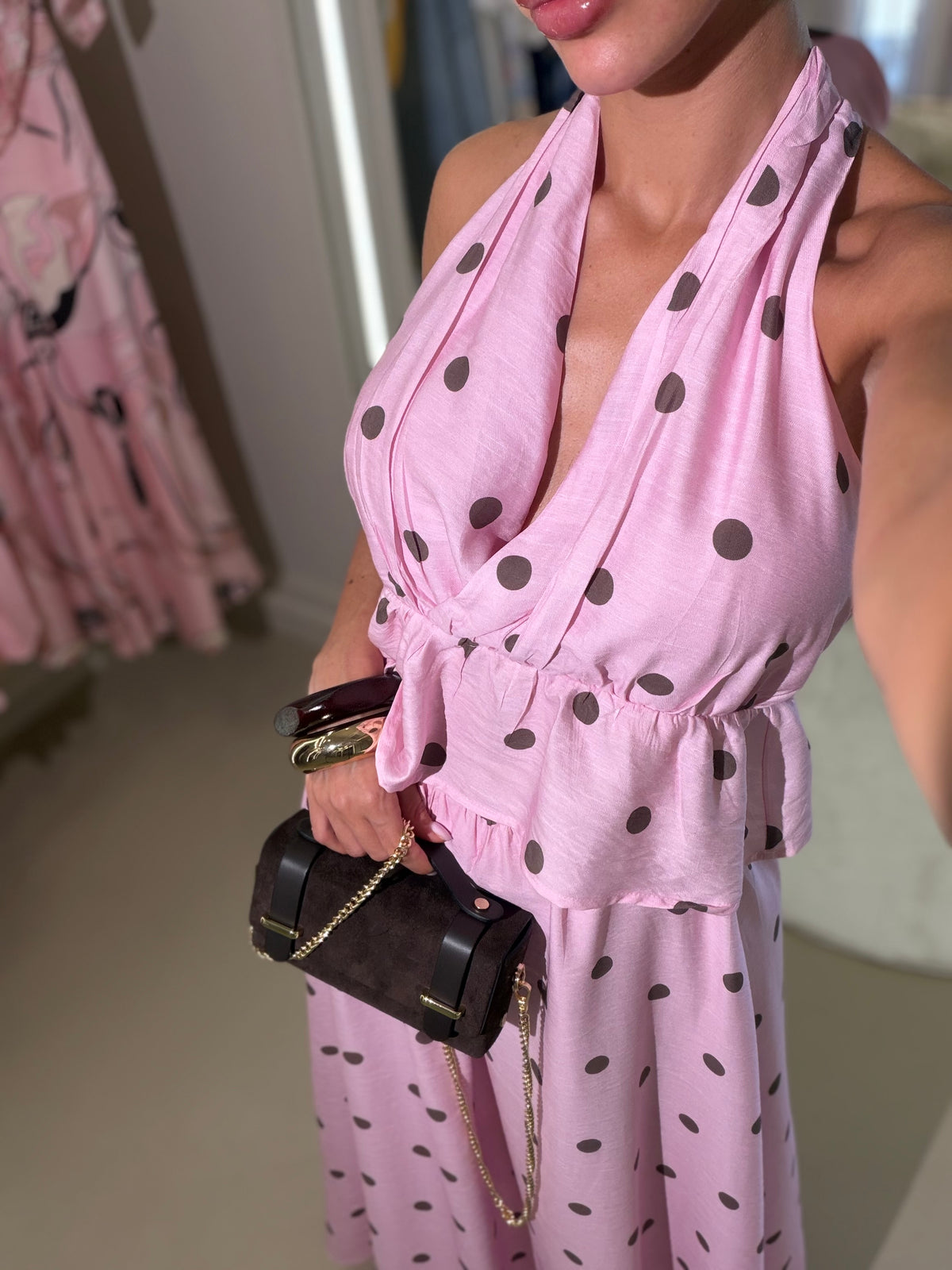 Purple Polka Set