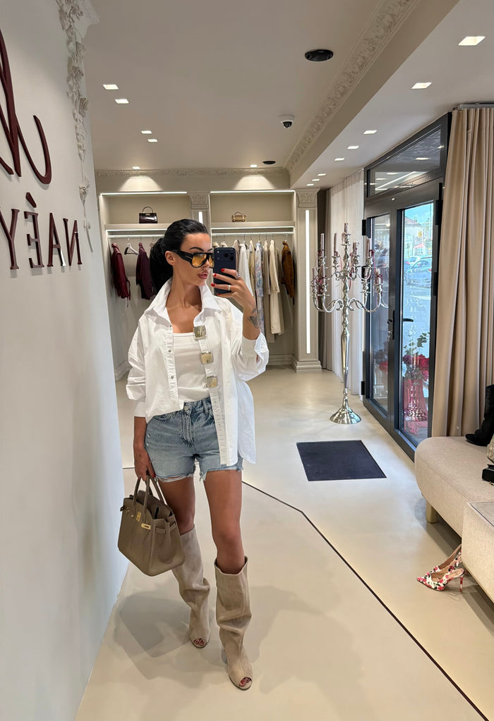 Luxe Button Blouse
