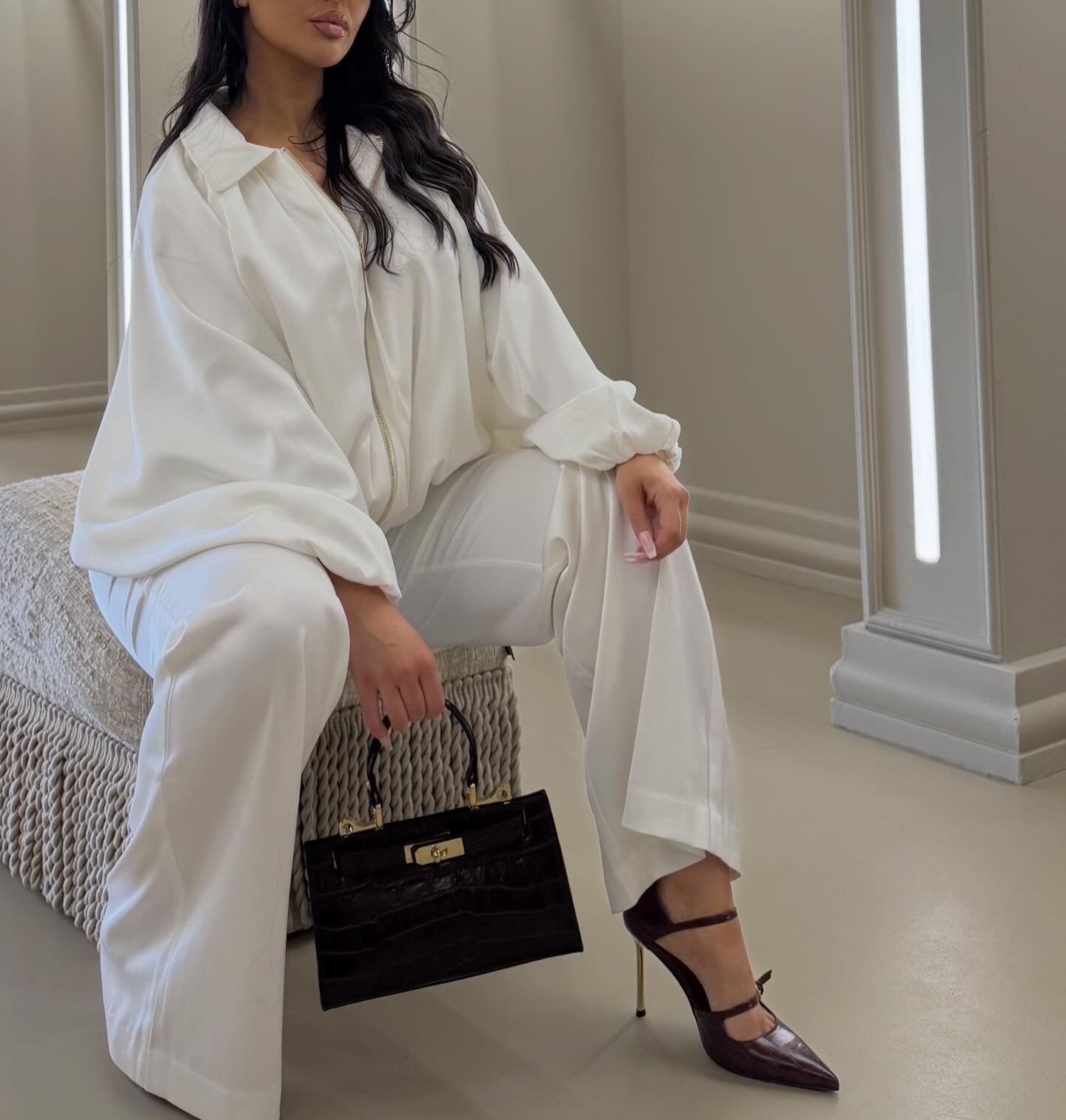 Satin Suit Set