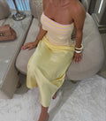 Stripe Strapless Top