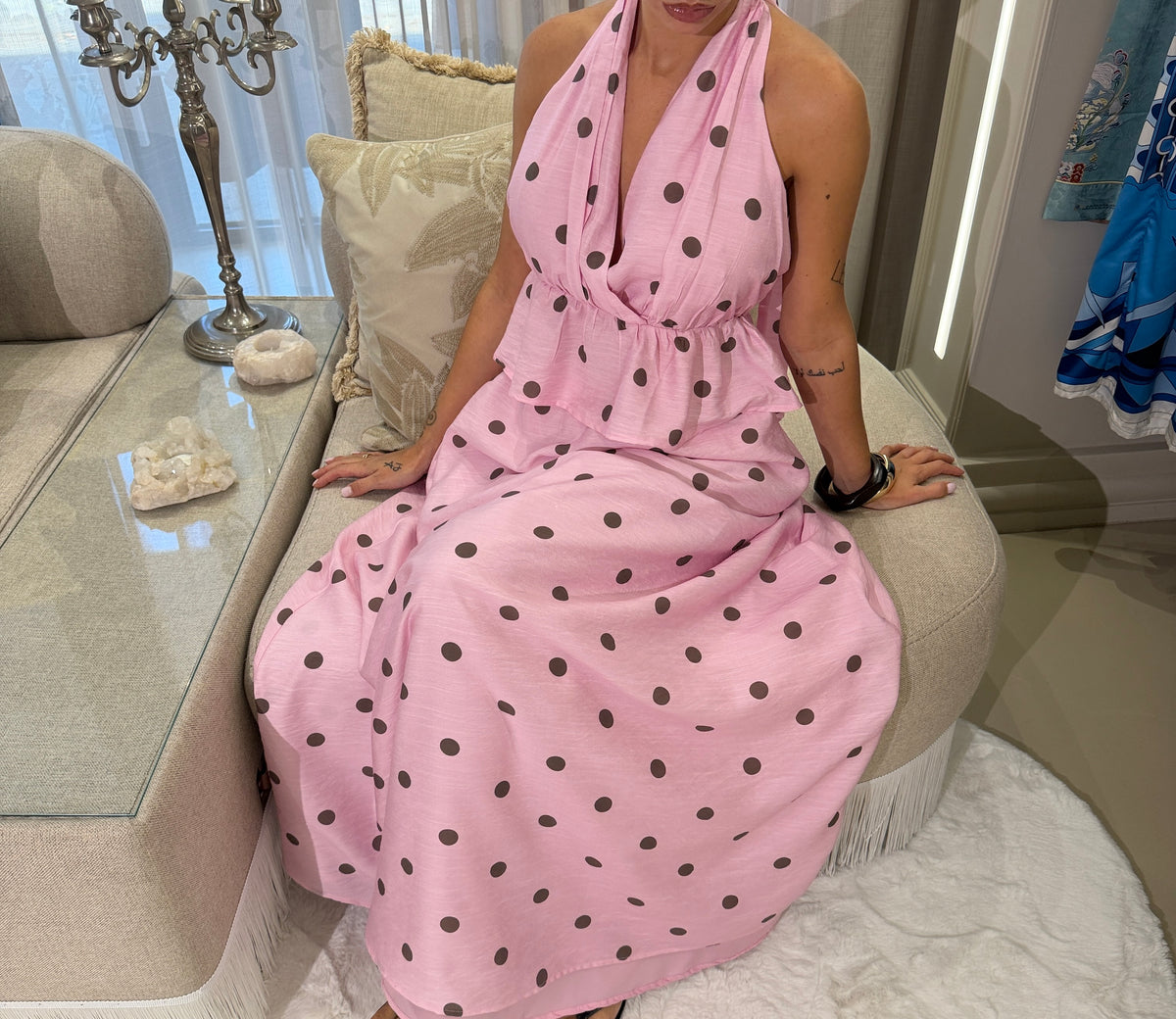 Purple Polka Set