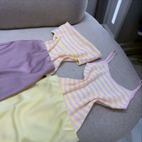 Pastel Satin Skirt