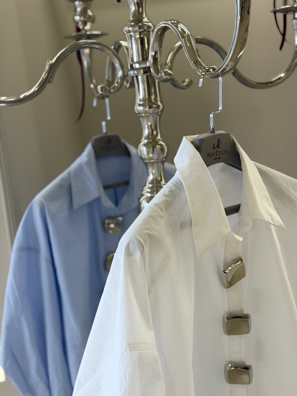 Luxe Button Blouse